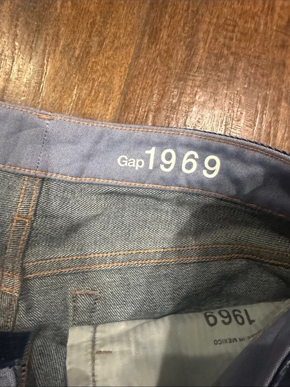 GAP Dark Indigo Wide-Leg Jeans